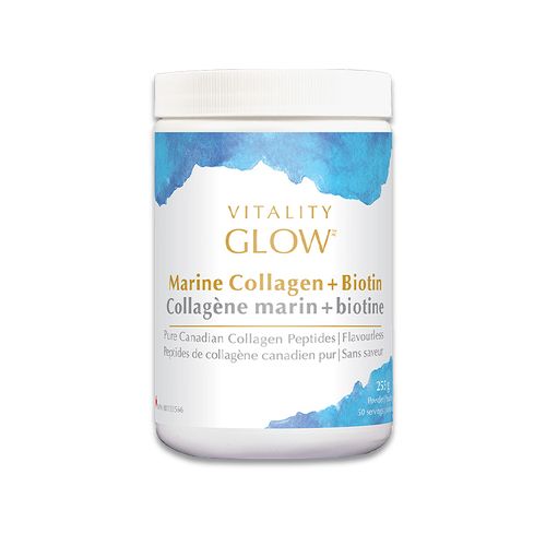 VITALITY GLOW, Marine Collagen + Biotin, 255g