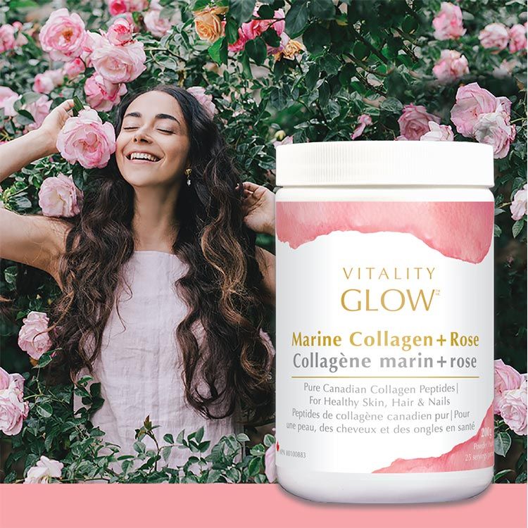 VITALITY GLOW, Marine Collagen + Rose, 200g