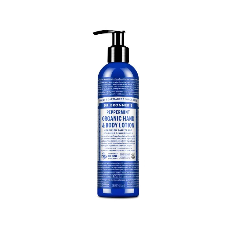 美国Dr Bronner's有机乳液 薄荷 237毫升 保湿舒缓 保持肌肤光滑柔软