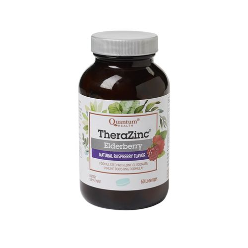 Quantum Health, Therazinc Lozenges, Elderberry, 60s