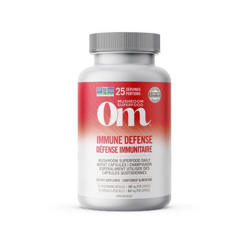 OM Mushroom, Immune Defense, 697mg, 75 Vcaps