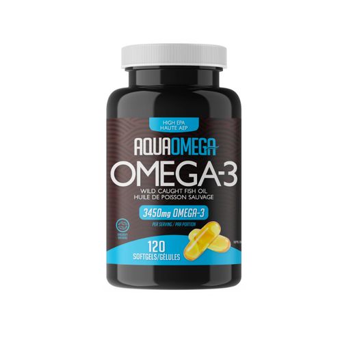 AquaOmega, High EPA Omega-3, 120 Softgels