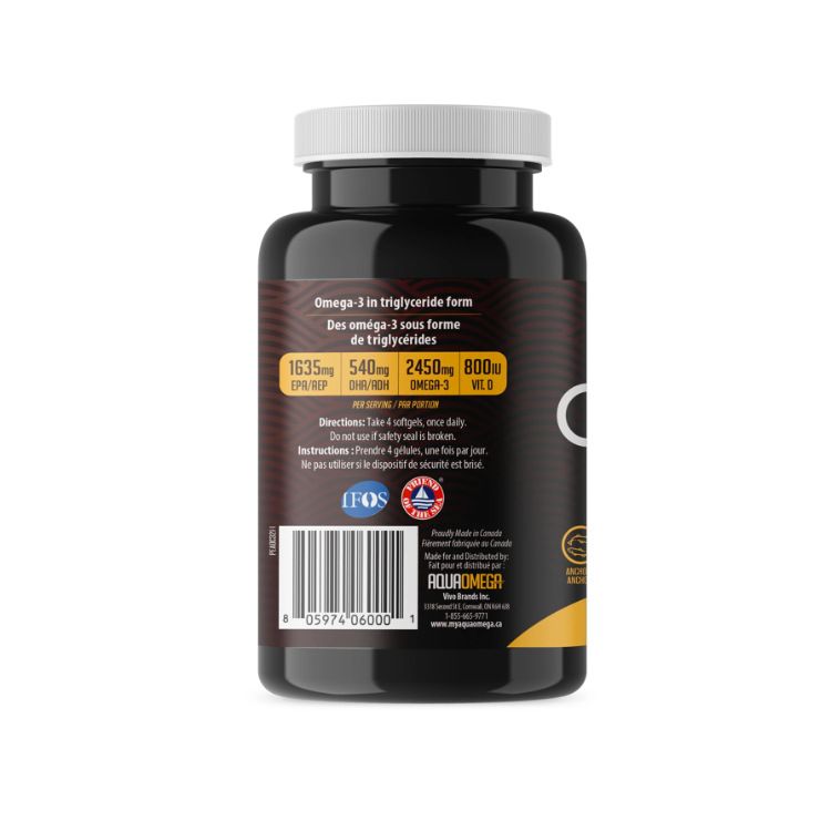 AquaOmega, Standard 3X Extra Strength EPA, 240 Softgels