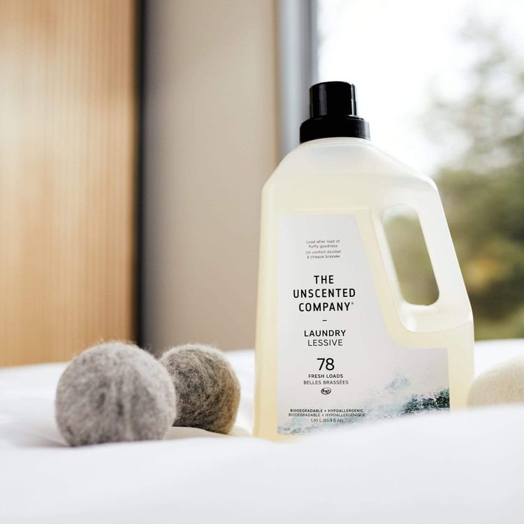 加拿大The Unscented Company洗衣液 1.95升 无香型 冷水可用 不会脱色 可洗布尿布