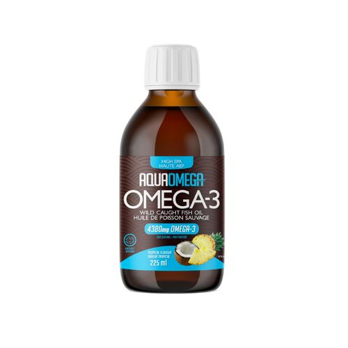 AquaOmega, High EPA Omega-3, Tropical, 225ml