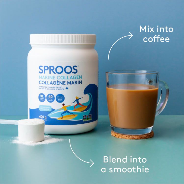 Sproos, Marine Collagen, Unflavoured, 400g