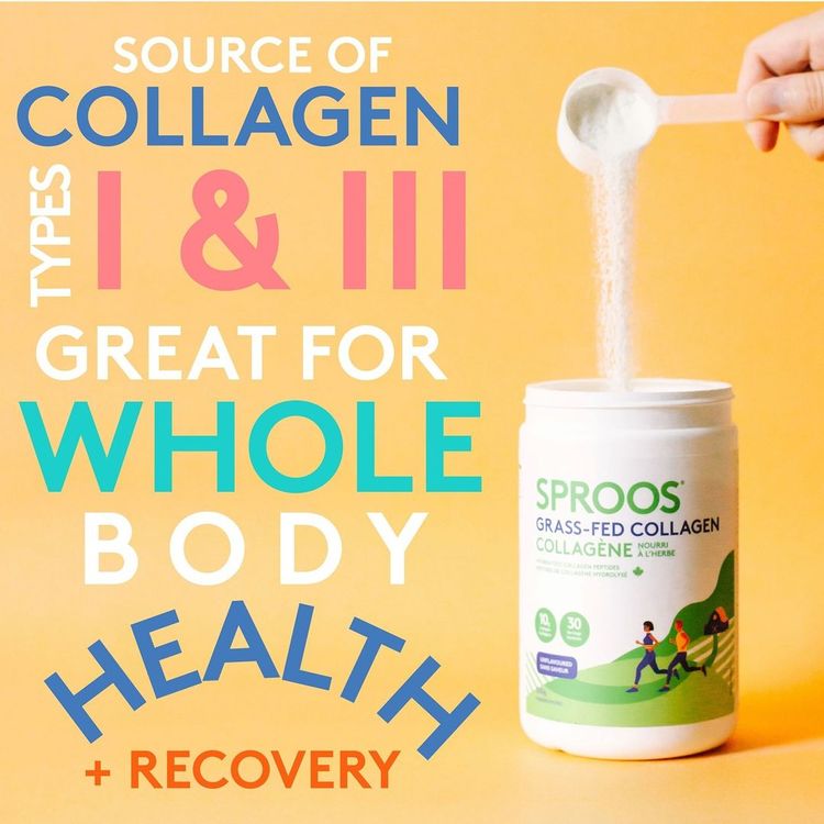 Sproos, Grass-Fed Collagen, Unflavoured, 500g