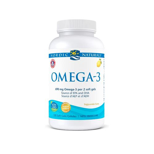 美国Nordic Naturals挪威小鱼Omega-3胶囊 120粒 保护心血管健康 健脑益智