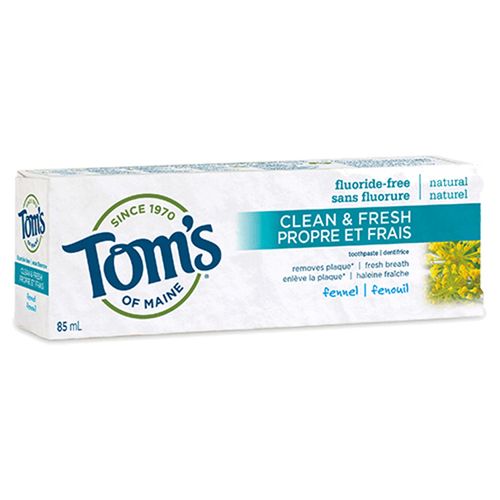 Tom's of Maine, Clean & Fresh Toothpaste Fennel, 85ml