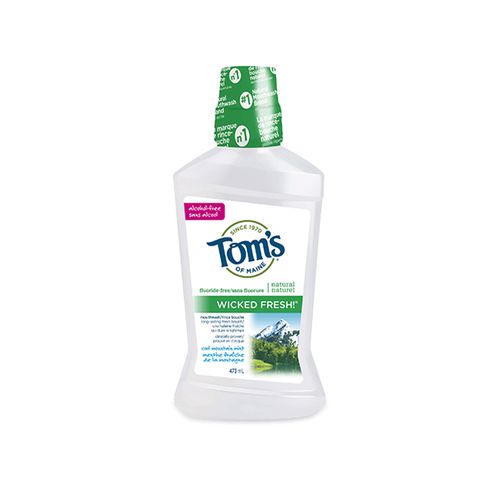 Tom's of Maine, Natural Fluoride Free Mouthwash, Cool Mountain Mint 473ml
