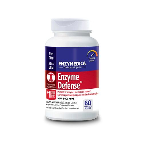 美国Enzymedica防御酶胶囊 60粒 支持健康免疫功能 促进多余粘液分解