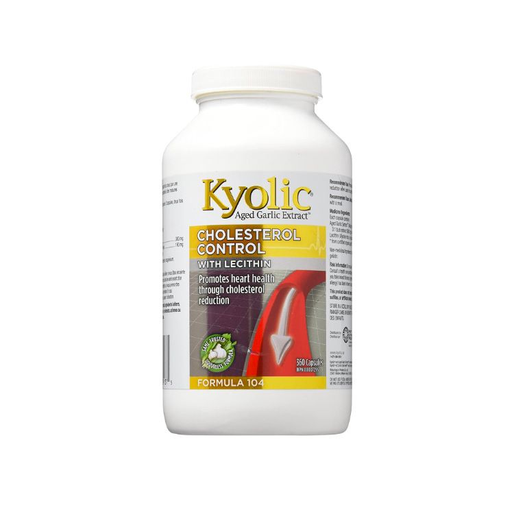 美国Kyolic有机陈化大蒜卵磷脂精华胶囊 360粒 维持健康胆固醇和高半胱氨酸水平