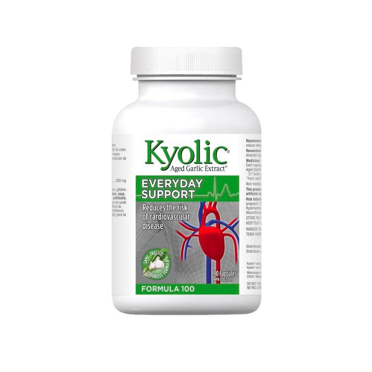 美国Kyolic有机陈化大蒜精华胶囊 90粒300毫克 降血脂通血管