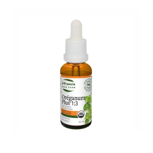 St Francis Herb Farm, Oréganum Plus 1:3, Oregano Oil, 30 ml