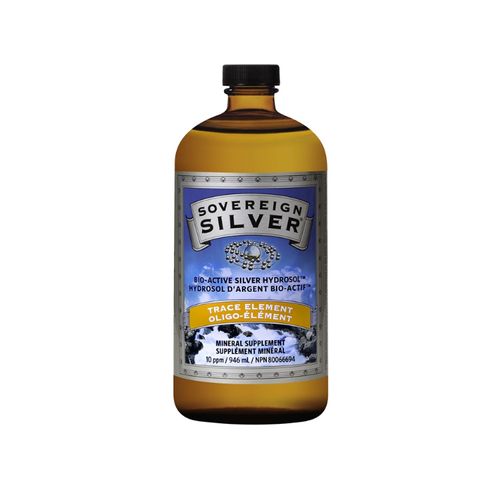 美国Sovereign Silver胶体银 946ml 提升免疫 杀菌杀毒 10ppm安全浓度 4岁以上可用