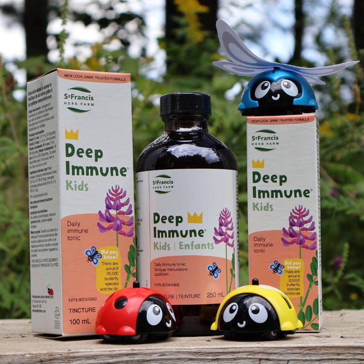 St Francis Herb Farm, Deep Immune for Kids, 100 ml