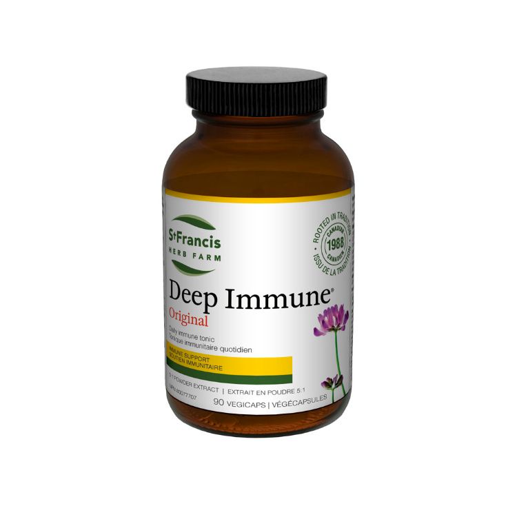 St Francis Herb Farm, Deep Immune, 5:1 Powder Extract, 90 Capsules