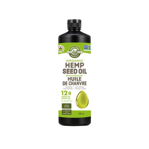 Manitoba Harvest, Organic Hemp Seed Oil, 500ml