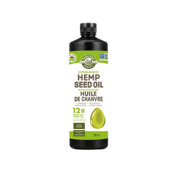 Manitoba Harvest, Organic Hemp Seed Oil, 500ml