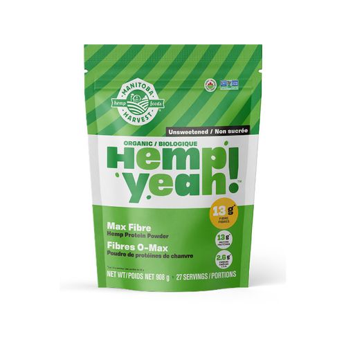 Manitoba Harvest, Hemp Yeah!, Protein Powder, Max Fiber, Unsweetened, 908g