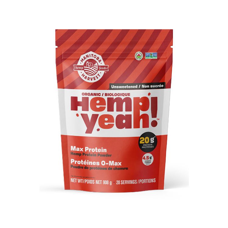 Manitoba Harvest, Hemp Yeah!, Protein Powder, Max Protein, Unsweetened, 908g