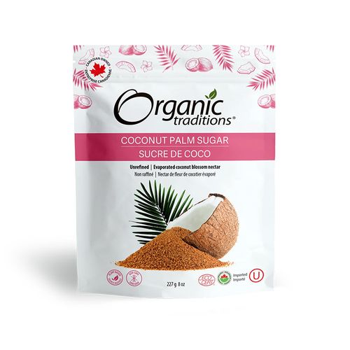 Organic Traditions, Organic Coconut Palm Sugar, 227g