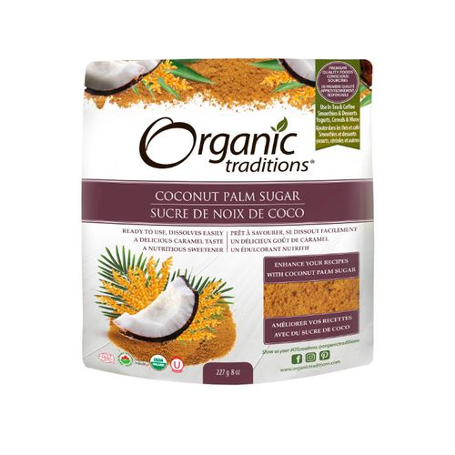 Organic Traditions, Organic Coconut Palm Sugar, 227g