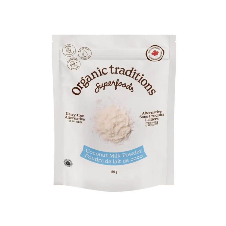 Organic Traditions, Organic Coconut Milk Powder, 150g - Organic Traditions | Lifeplus Natural Health