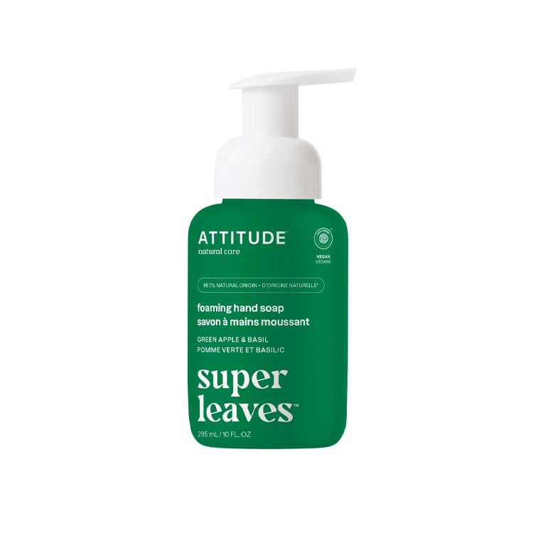 Attitude, Foaming Hand Soap, Green Apple & Basil, 295ml