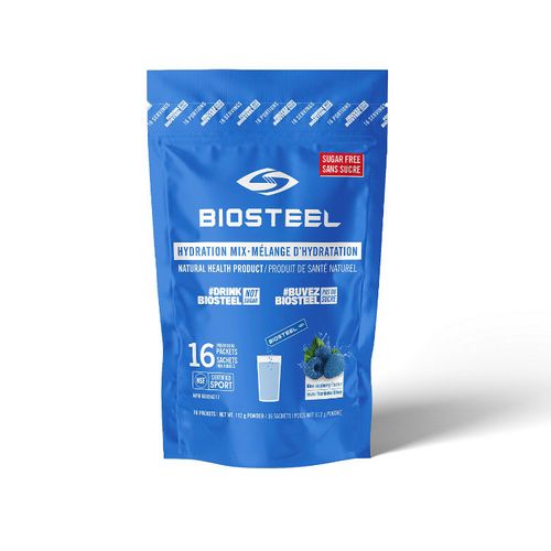Biosteel, Hydration Mix, Blue Raspberry, 16 Packets