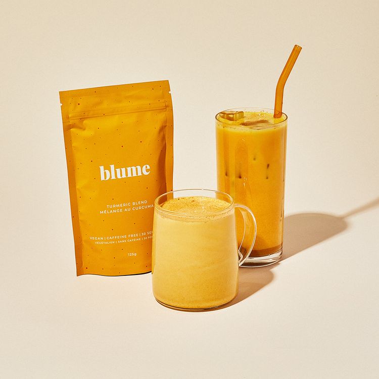 加拿大blume有机姜黄拿铁粉 125g 可快速制作健康拿铁 减少体内炎症 促进胃肠道健康