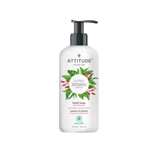 Attitude, Super Leave, Liquid Hand Soap, Red Vine Leaves, 473ml