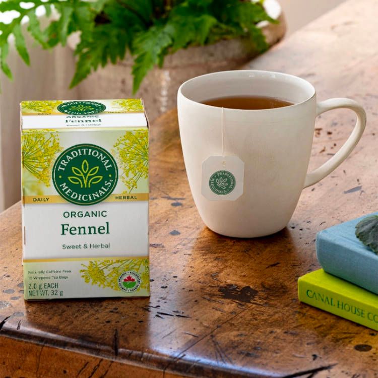 Traditional Medicinals, Organic Fennel Tea, 16s