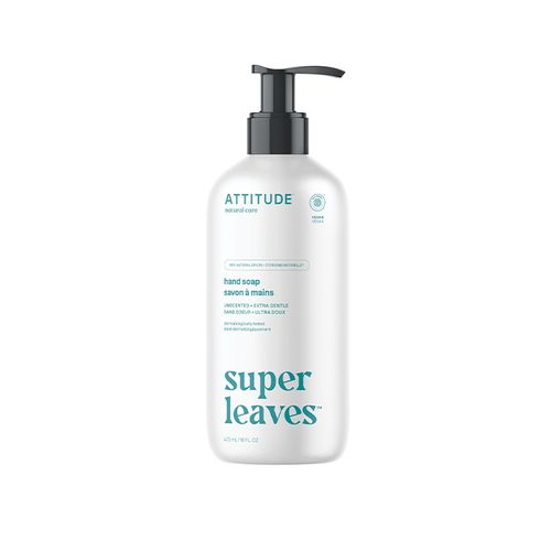 Attitude, Super Leave, Liquid Hand Soap, Unscented, 473ml
