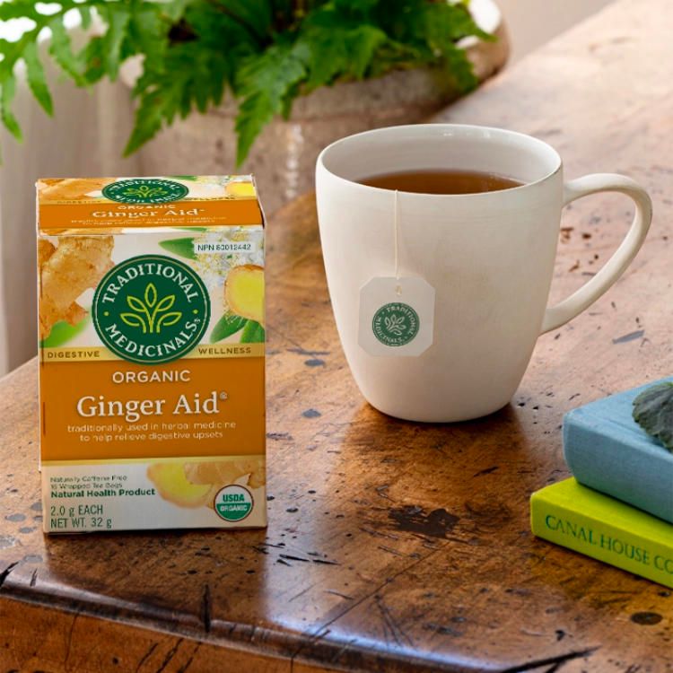 Traditional Medicinals, Organic Ginger Aid Tea, 16s Lifeplus Natural