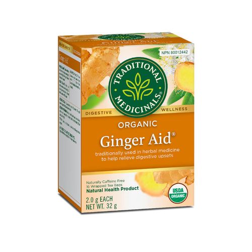 Traditional Medicinals, Organic Ginger Aid Tea, 16s