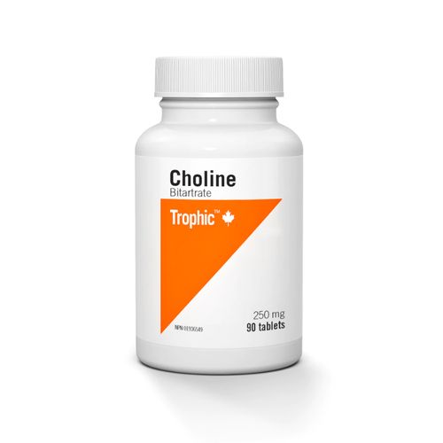 Trophic, Choline Bitartrate, 250mg, 90 Tablets