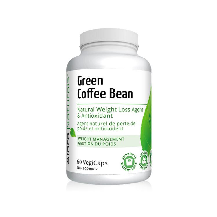 加拿大Alora Naturals绿咖啡豆胶囊 60粒 辅助减重 减缓葡萄糖吸收