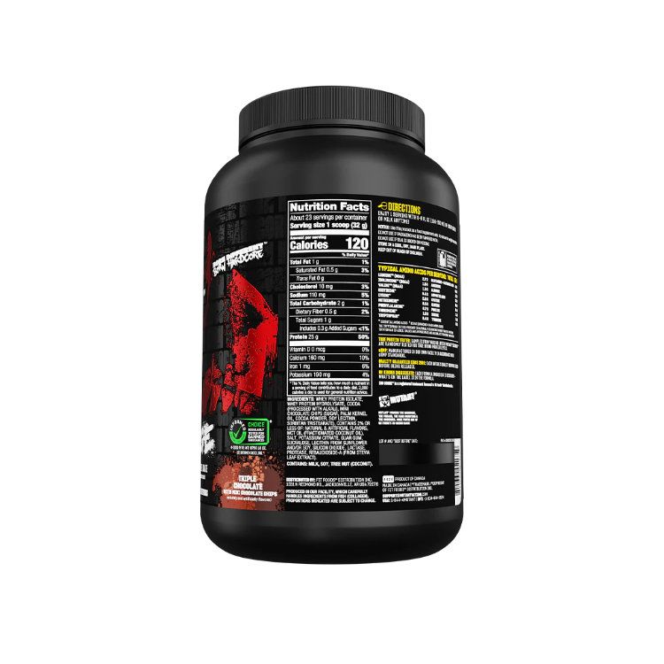 Mutant, ISO SURGE Whey Isolates, Triple Chocolate Flavour, 727g