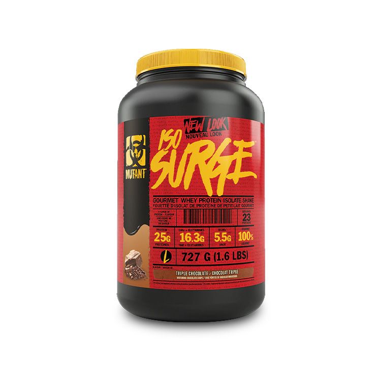 Mutant, ISO SURGE Whey Isolates, Triple Chocolate Flavour, 727g