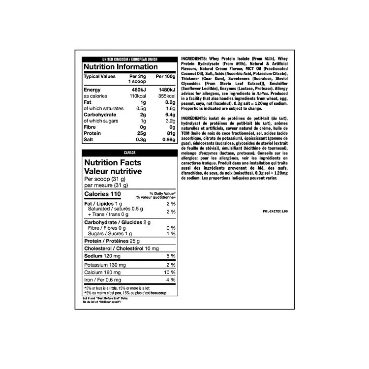 Mutant, ISO SURGE Whey Isolates, Banana Cream Flavour, 727g