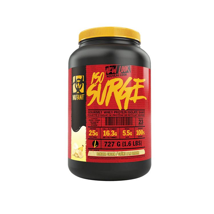 Mutant, ISO SURGE Whey Isolates, Banana Cream Flavour, 727g