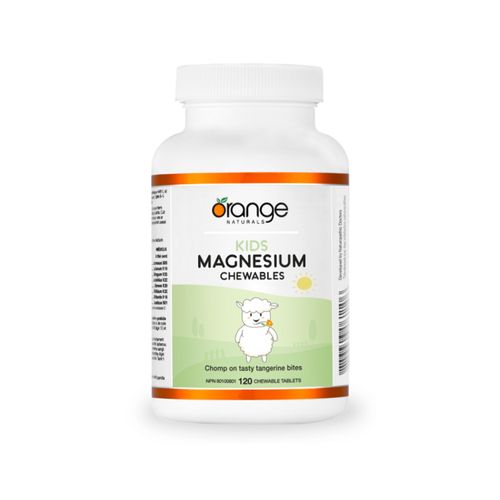 Orange Naturals, Kids Magnesium Chewables, 120 Chewable Tablets