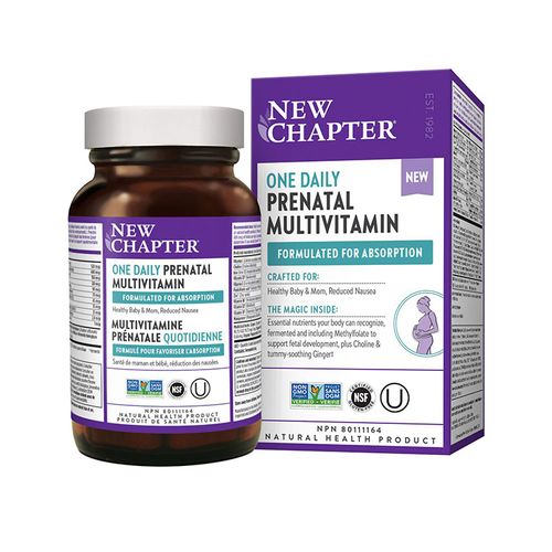 New Chapter, One Daily Prenatal Multivitamin, 30 Vegetarian Tablets