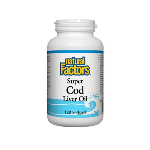 Natural Factors, Super Cod Liver Oil, 180 Softgels