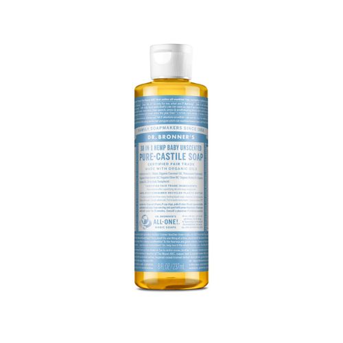 Dr Bronner's, Pure Castile Liquid Soap, Baby Unscented, 237ml