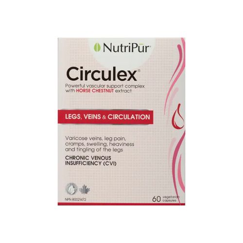 加拿大NutriPur天然腿部循环改善胶囊 60粒 改善静脉曲张/浮肿/静脉功能不全等问题