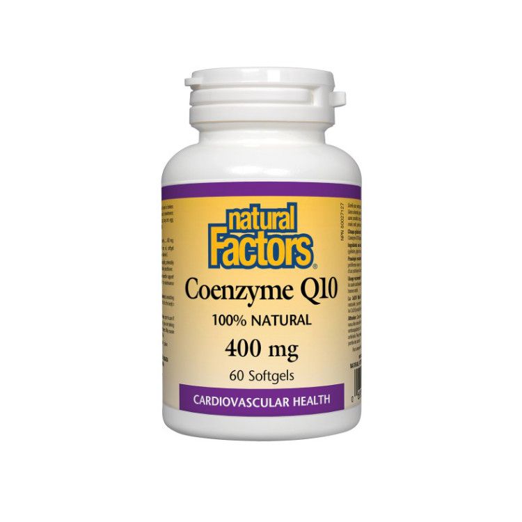 Natural Factors, Coenzyme Q10, 400 mg, 60 Softgels