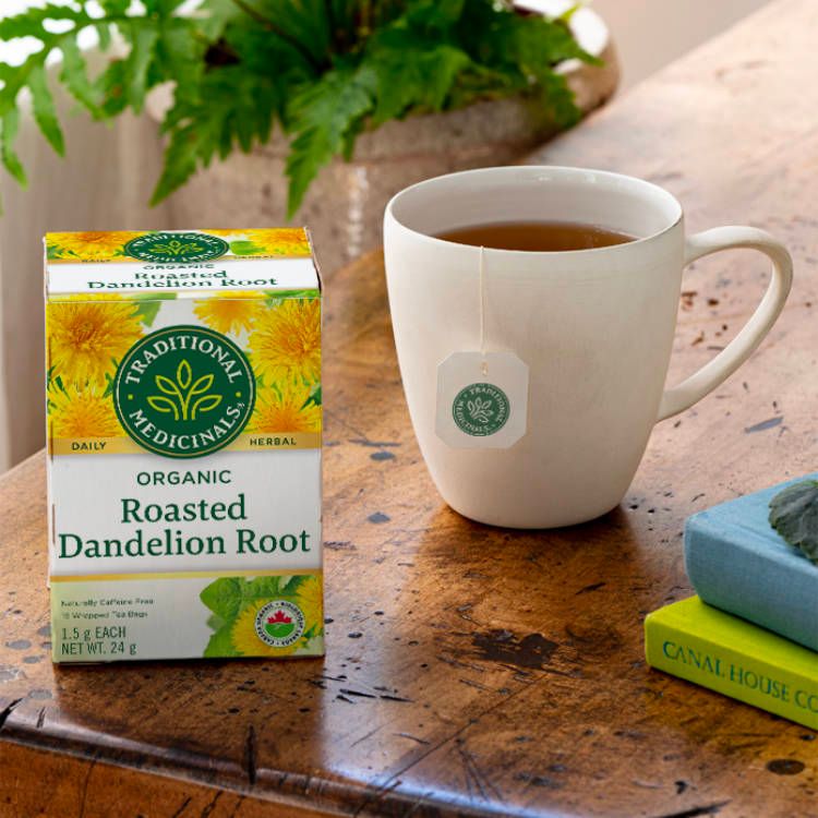 Traditional Medicinals, Organic Roasted Dandelion Root Tea, 16s