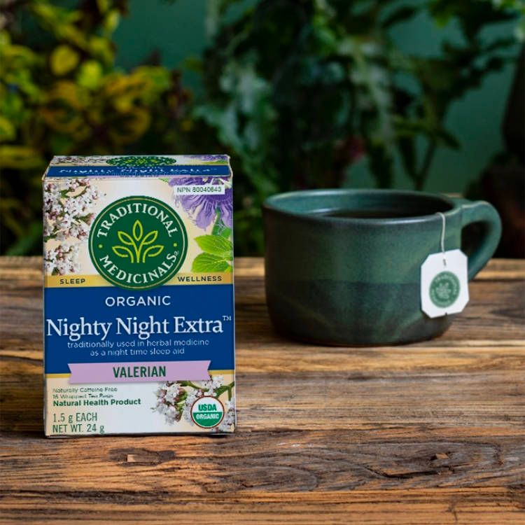 Traditional Medicinals, Organic Nighty Night Extra Tea, 16 Tea Bags